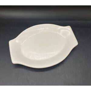 PAUL MCCOBB Jackson China Steak Plate Restaurant Ware White 7.5” Vintage